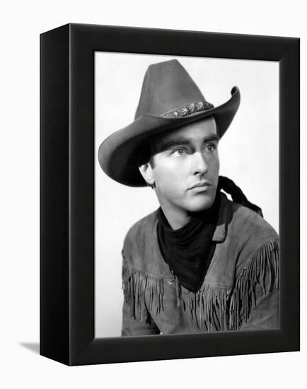 Red River, Montgomery Clift, 1948-null-Framed Stretched Canvas