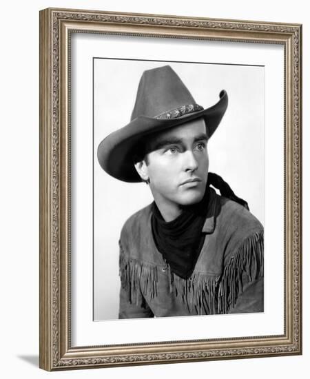 Red River, Montgomery Clift, 1948-null-Framed Photo