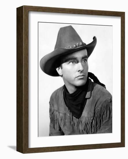 Red River, Montgomery Clift, 1948-null-Framed Photo