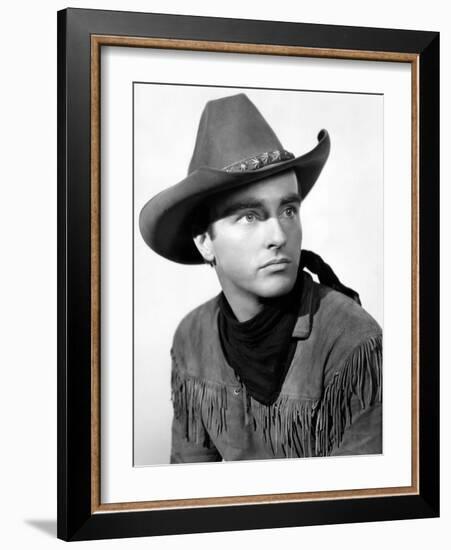 Red River, Montgomery Clift, 1948-null-Framed Photo