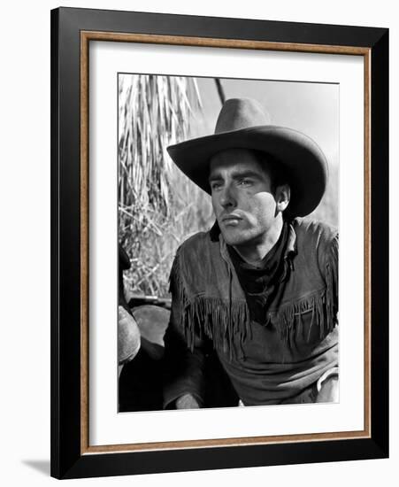 Red River, Montgomery Clift, 1948-null-Framed Photo