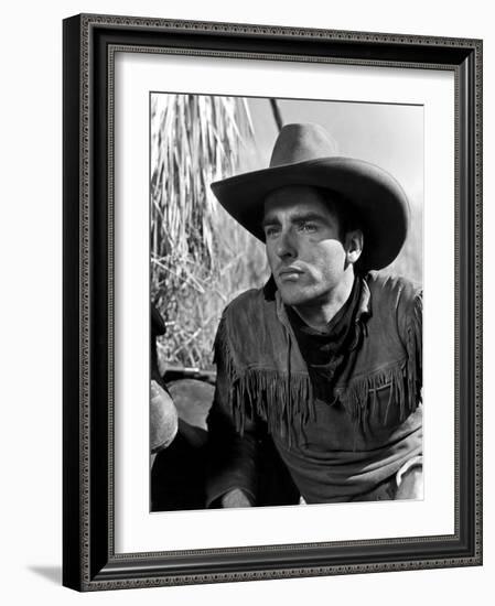 Red River, Montgomery Clift, 1948-null-Framed Photo