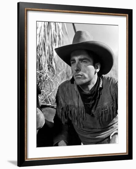 Red River, Montgomery Clift, 1948-null-Framed Photo