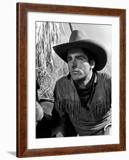 Red River, Montgomery Clift, 1948-null-Framed Photo