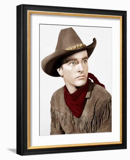 RED RIVER, Montgomery Clift, 1948-null-Framed Photo