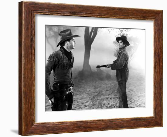 Red River, Montgomery Clift, Noah Beery Jr., 1948-null-Framed Photo