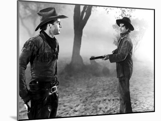 Red River, Montgomery Clift, Noah Beery Jr., 1948-null-Mounted Photo
