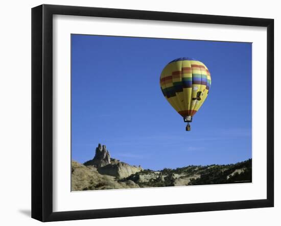 Red Rock Balloon Festival, New Mexico, USA-null-Framed Photographic Print