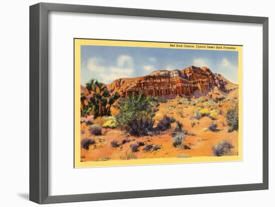 Red Rock Canyon, Nevada-null-Framed Art Print