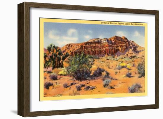 Red Rock Canyon, Nevada-null-Framed Art Print