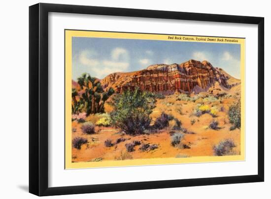 Red Rock Canyon, Nevada-null-Framed Art Print