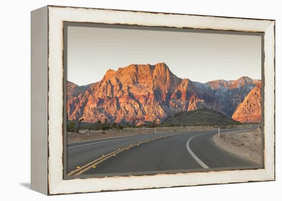 Red Rock Canyon Outside Las Vegas, Nevada, USA-Michael DeFreitas-Framed Premier Image Canvas