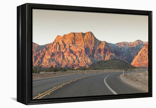 Red Rock Canyon Outside Las Vegas, Nevada, USA-Michael DeFreitas-Framed Premier Image Canvas