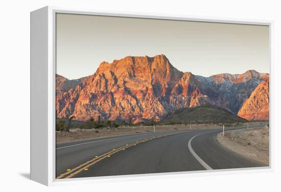 Red Rock Canyon Outside Las Vegas, Nevada, USA-Michael DeFreitas-Framed Premier Image Canvas