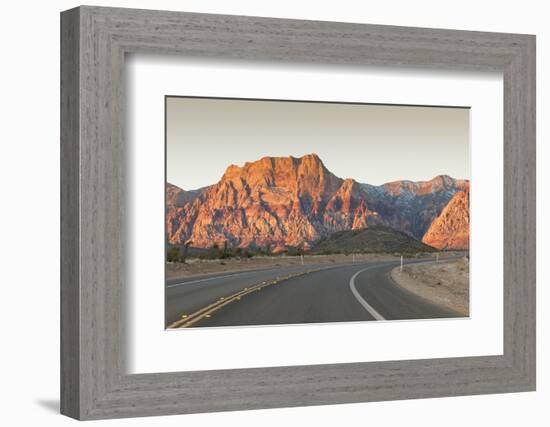 Red Rock Canyon Outside Las Vegas, Nevada, USA-Michael DeFreitas-Framed Photographic Print