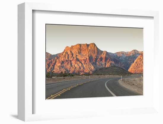 Red Rock Canyon Outside Las Vegas, Nevada, USA-Michael DeFreitas-Framed Photographic Print