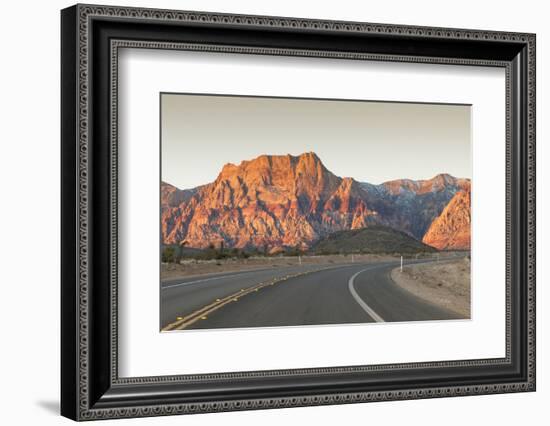 Red Rock Canyon Outside Las Vegas, Nevada, USA-Michael DeFreitas-Framed Photographic Print