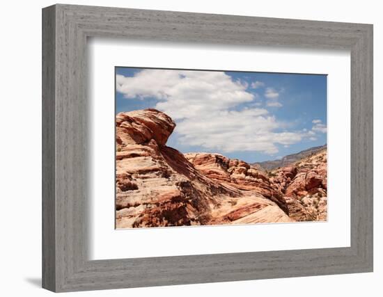 Red Rock Canyon-pink candy-Framed Photographic Print