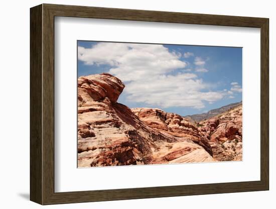 Red Rock Canyon-pink candy-Framed Photographic Print