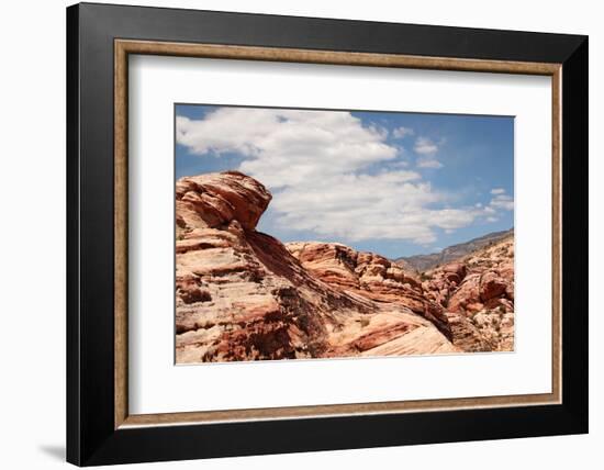 Red Rock Canyon-pink candy-Framed Photographic Print