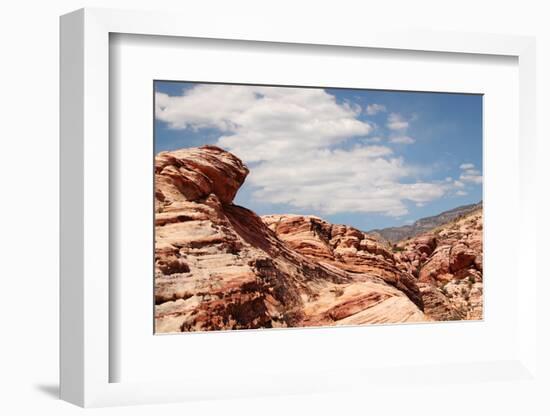 Red Rock Canyon-pink candy-Framed Photographic Print