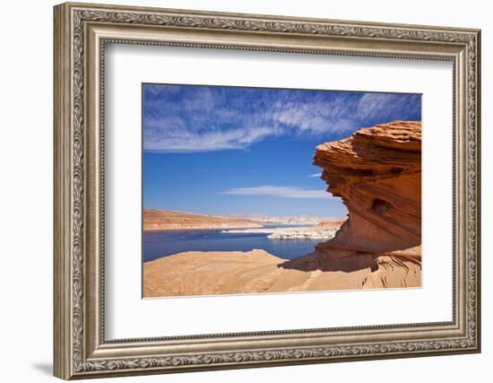 Red Rock Formations, Lake Powell, Page, Arizona, United States of America, North America-Neale Clark-Framed Photographic Print