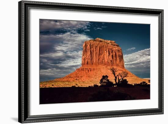 Red Rock in Monument Valley USA-Jody Miller-Framed Photographic Print