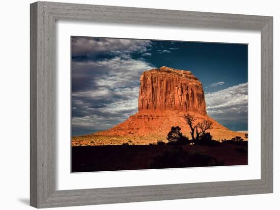 Red Rock in Monument Valley USA-Jody Miller-Framed Photographic Print