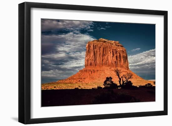 Red Rock in Monument Valley USA-Jody Miller-Framed Photographic Print