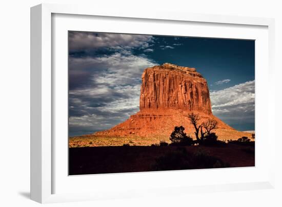 Red Rock in Monument Valley USA-Jody Miller-Framed Photographic Print