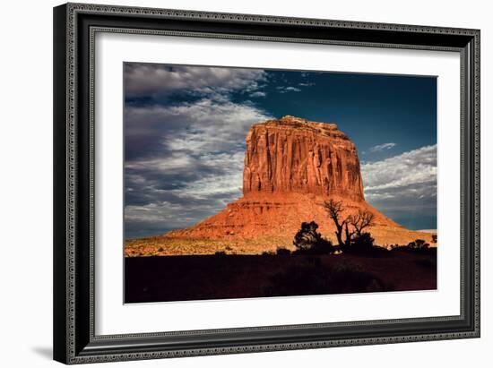 Red Rock in Monument Valley USA-Jody Miller-Framed Photographic Print