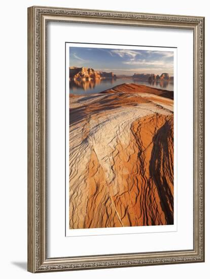 Red Rock Sunset-Donald Paulson-Framed Giclee Print