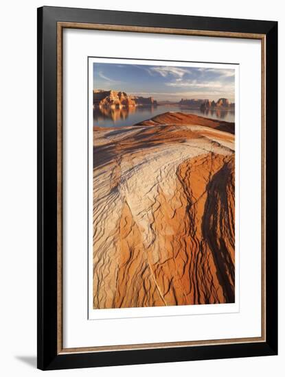 Red Rock Sunset-Donald Paulson-Framed Giclee Print