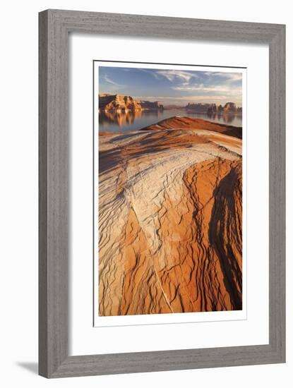 Red Rock Sunset-Donald Paulson-Framed Giclee Print