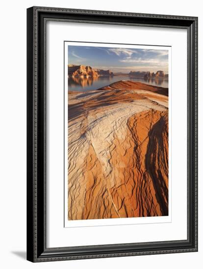 Red Rock Sunset-Donald Paulson-Framed Giclee Print