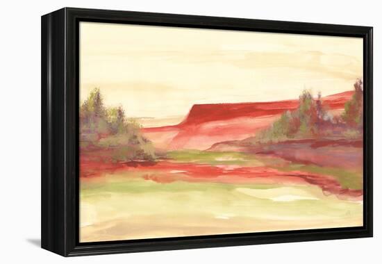 Red Rock V-Chris Paschke-Framed Stretched Canvas