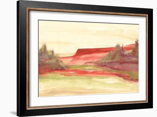 Red Rock V-Chris Paschke-Framed Art Print