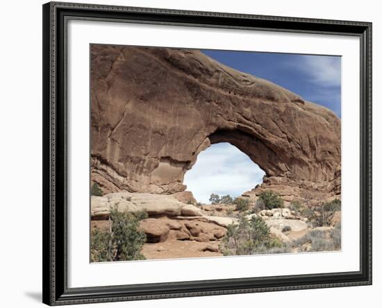 Red Rock "Window" at Arches National Park, Moab, Utah-Carol Highsmith-Framed Photo