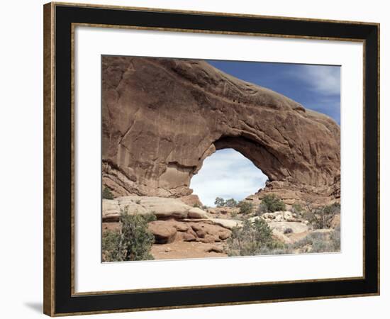 Red Rock "Window" at Arches National Park, Moab, Utah-Carol Highsmith-Framed Photo