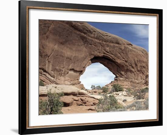 Red Rock "Window" at Arches National Park, Moab, Utah-Carol Highsmith-Framed Photo