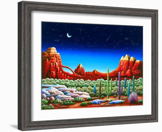 Red Rocks 5-Andy Russell-Framed Art Print