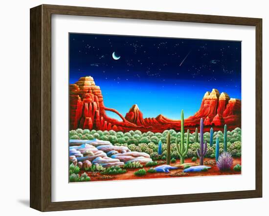 Red Rocks 5-Andy Russell-Framed Art Print