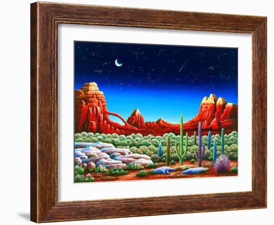 Red Rocks 5-Andy Russell-Framed Art Print