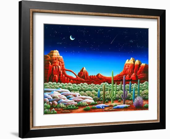 Red Rocks 5-Andy Russell-Framed Art Print