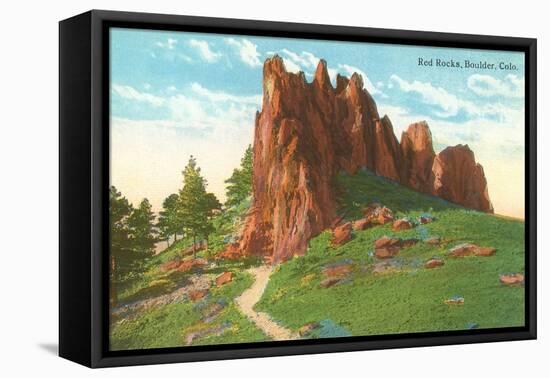 Red Rocks, Boulder, Colorado-null-Framed Stretched Canvas