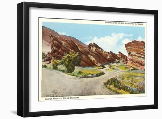 Red Rocks Park, Denver, Colorado-null-Framed Art Print