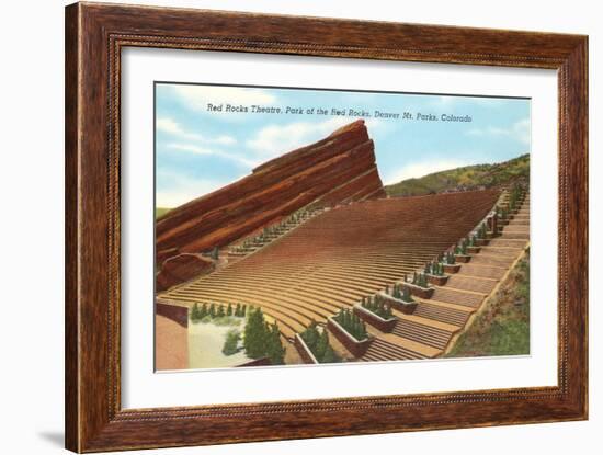 Red Rocks Theatre, Denver, Colorado-null-Framed Art Print