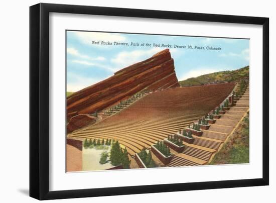 Red Rocks Theatre, Denver, Colorado-null-Framed Art Print