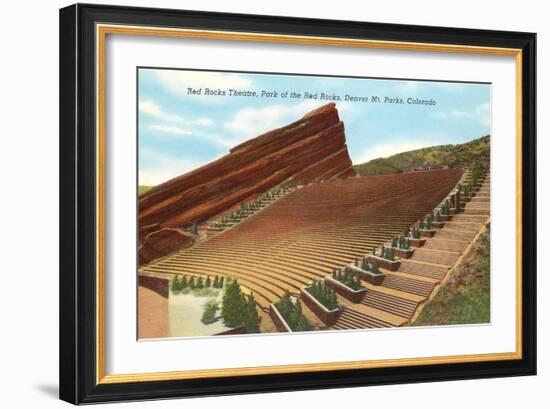 Red Rocks Theatre, Denver, Colorado-null-Framed Art Print