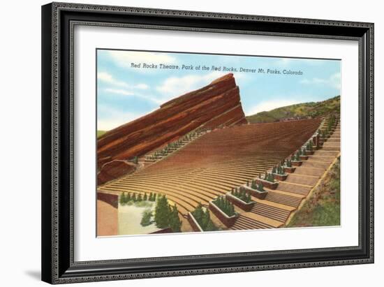 Red Rocks Theatre, Denver, Colorado-null-Framed Premium Giclee Print